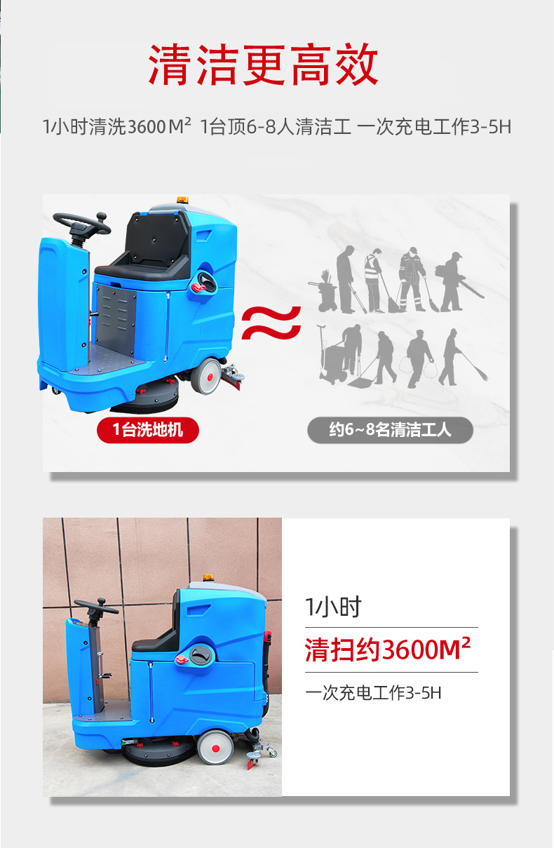 西双版纳驾驶式洗地机更适合用在高铁站